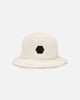 404 Quilted Bucket Hat Off White
