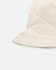 404 Quilted Bucket Hat Off White
