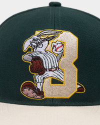 Starter X Looney Tunes Bugs Baseball Snapback Off White/Green