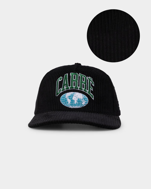 Carre Worldwide Corduroy Snapback Black
