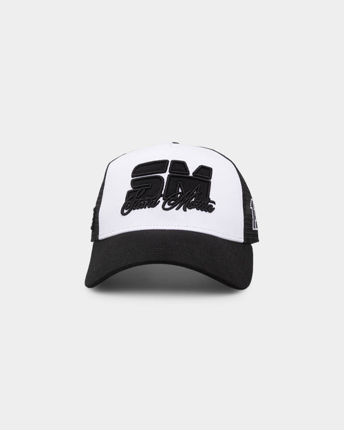 Saint Morta Moto Trucker Snapback Black/White
