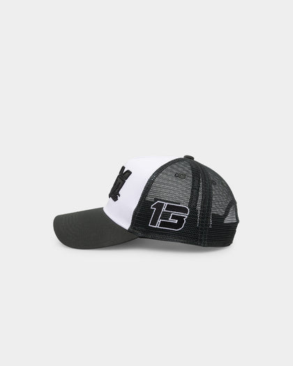 Saint Morta Moto Trucker Snapback Dark Green/White