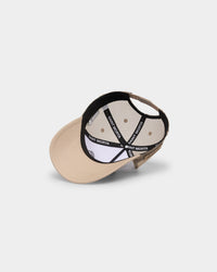 Saint Morta Moto Trucker Snapback Stone/White