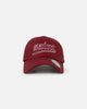 Saint Morta All Star Embroidered 6 Panel Strapback Maroon/White