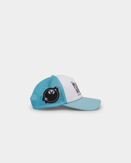 Playboy X Culture Kings Club Trucker Snapback Light Blue