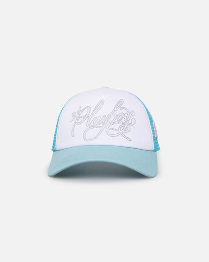 Playboy By Culture Kings Shyne Trucker Cap Light Blue