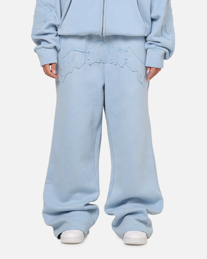 Ed Hardy Fray Track Pants Blue