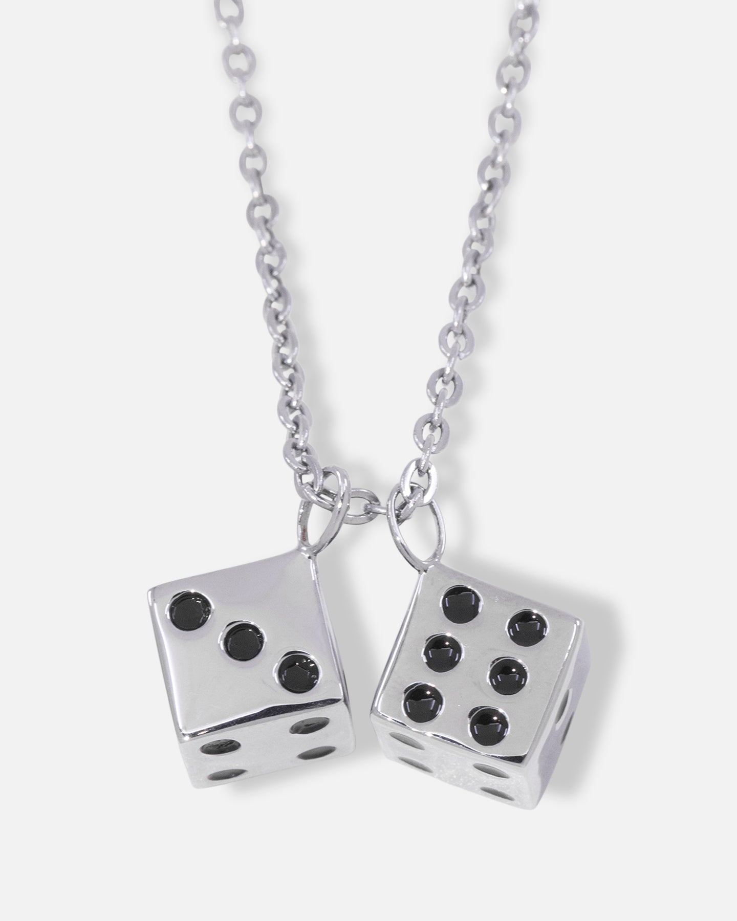 Saint Morta Dice Pendant Chain White Gold | Culture Kings