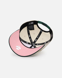 New Era Washington Nationals 'Pink Satin Hearts Green' 9FORTY A-Frame Snapback Chrome/Dark Green