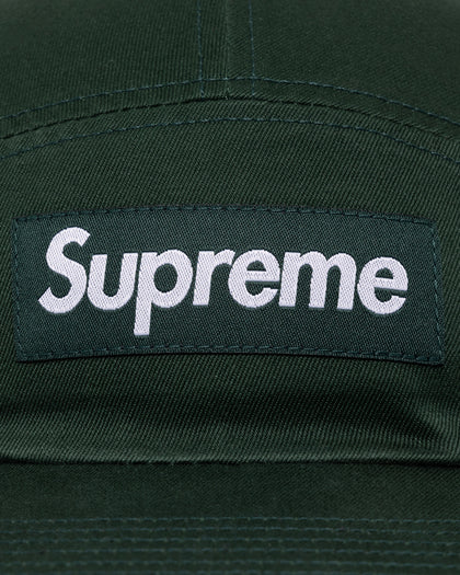 Supreme Washed Chino Twill Camp Cap Green