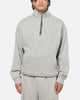 American Thrift Leisure Quarter Zip Mock Neck Sweater Grey Marle