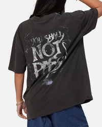 American Thrift X The Lord Of The Rings Gandalf Heavy T-Shirt Black Wash