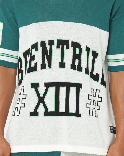BEENTRILL Numerals Football Jersey Cream/Green