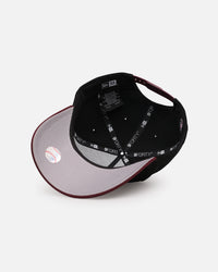 New Era Atlanta Braves 'Burgundy Hearts' 9FORTY A-Frame Snapback Black/Maroon