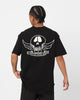 Stussy Skull Wings 50-50 T-Shirt Pigment Black