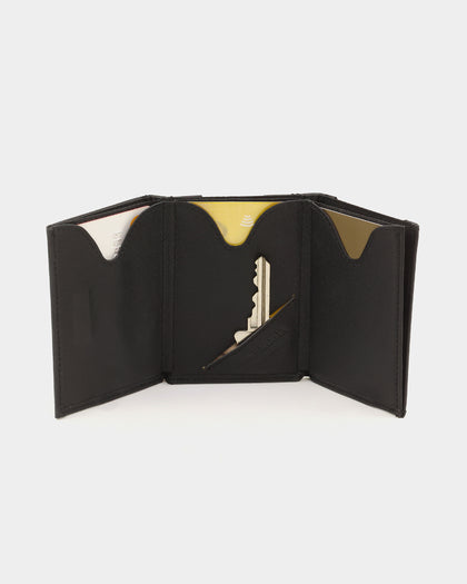 Saint Morta Trihold Wallet Black