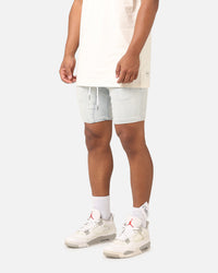 Saint Morta Correr Denim Shorts Light Blue