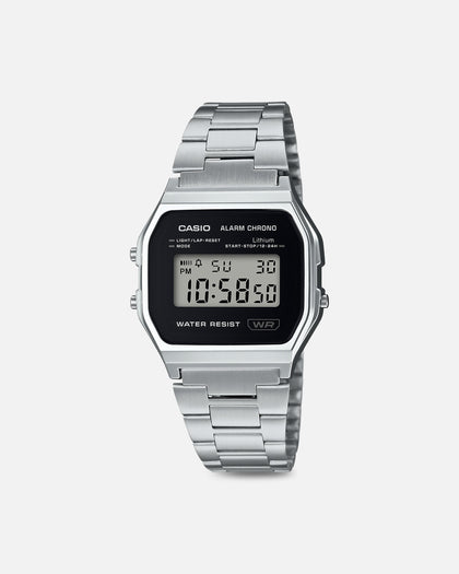 Casio A158WEA-1D64 Watch Silver/Black