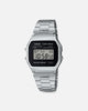Casio A158WEA-1D64 Watch Silver/Black