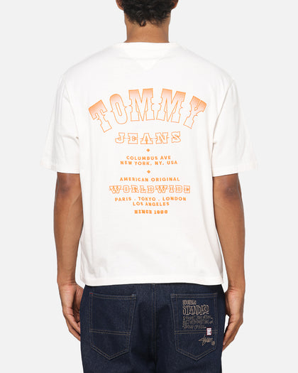 Tommy Jeans Arch Western Backprint T-Shirt Ancient White