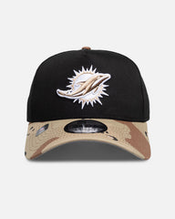 New Era Miami Dolphins "NFL 26 AU Two Tone" 9Forty A-Frame Snapback Black/Camo - ONE
