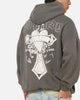 Ed Hardy Sacred Heart Hoodie Washed Charcoal