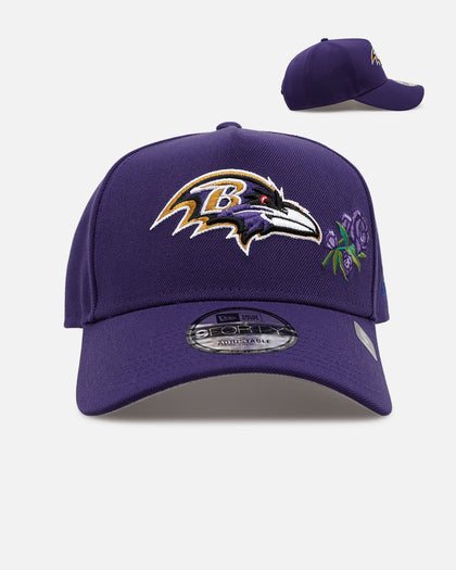 New Era Baltimore Ravens 'Purple Rose' 9FORTY A-Frame Snapback Purple