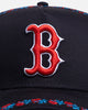 New Era Boston Red Sox 'Floral Rose Chain' 9FORTY A-Frame Snapback Official Team Colour