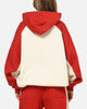Carre Sport C Hoodie Off White/Red