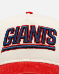 New Era New York Giants 'Washed Metallic' 9FORTY A-Frame Snapback Official Team Colors