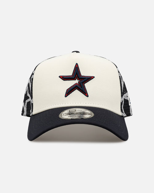 New Era Houston Astros 'Fourth Of July' 9FORTY A-Frame Snapback Chrome/Navy