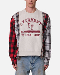 MNML Panelled Flannel Shirt Multi