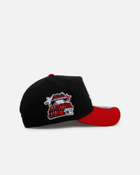 New Era Atlanta Braves 'Pigment Dye Two Tone' 9FORTY A-Frame Snapback Black/Official Team Color
