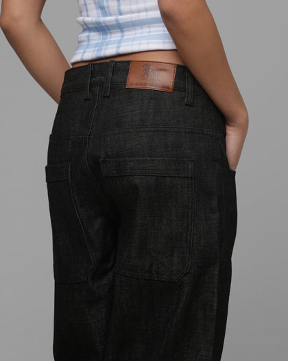 Loiter Star Born Selvedge Denim Jeans Black