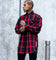 Saint Morta Men's Prima Long Sleeve Flannel Shirt Red/Black