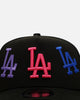 New Era Los Angeles Dodgers 'Dancing Logos' 9FORTY A-Frame Snapback Black