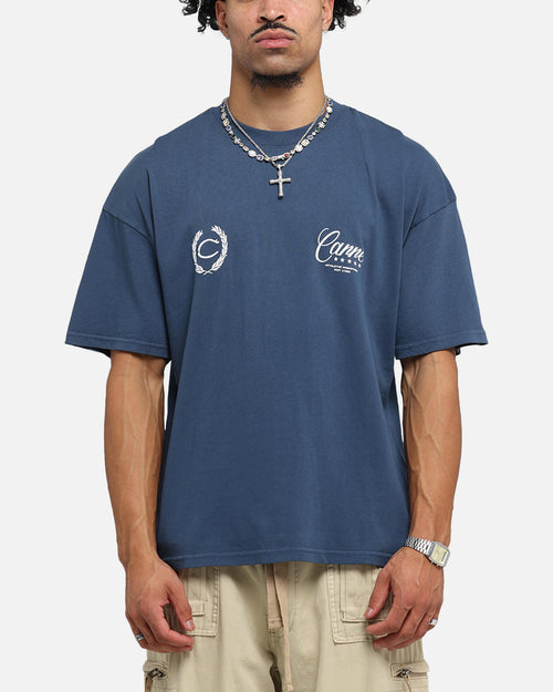 Carre Script T-Shirt Navy