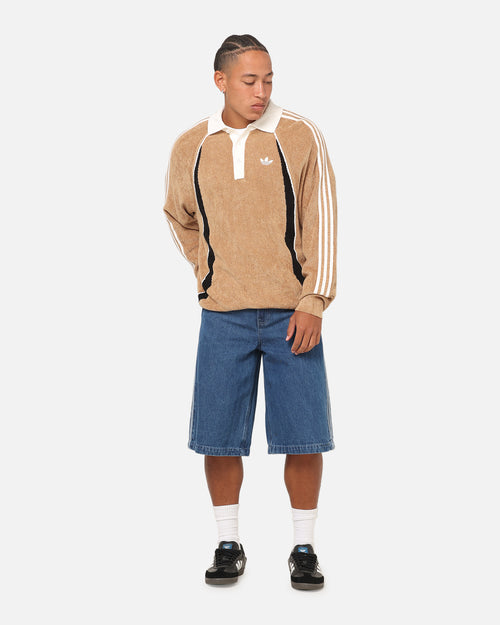Adidas Retro Remix Teamgeist Long Sleeve Polo Cardboard