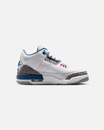 Jordan Jordan Kids' Air Jordan 3 Retro "True Blue" (GS) White/Red/Blue