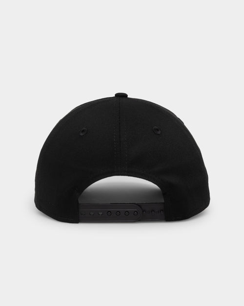 New Era Cronulla-Sutherland Sharks 'Black On Black' 9FORTY A-Frame Snapback Black