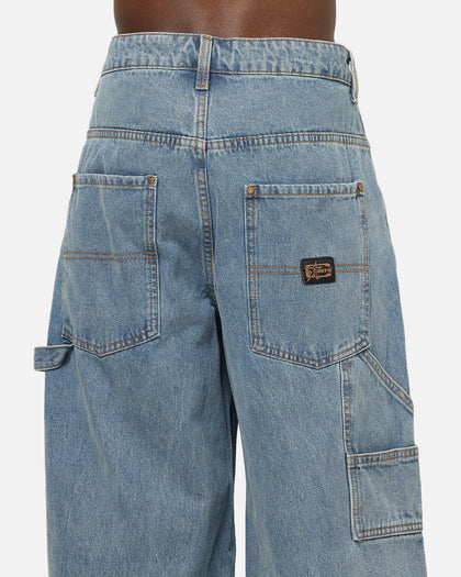 Carre Baggy Carpenter Jeans Mid Blue Denim