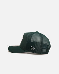 New Era Las Vegas Raiders 'Polychromatic Mesh' 9FORTY A-Frame Snapback Dark Green/White