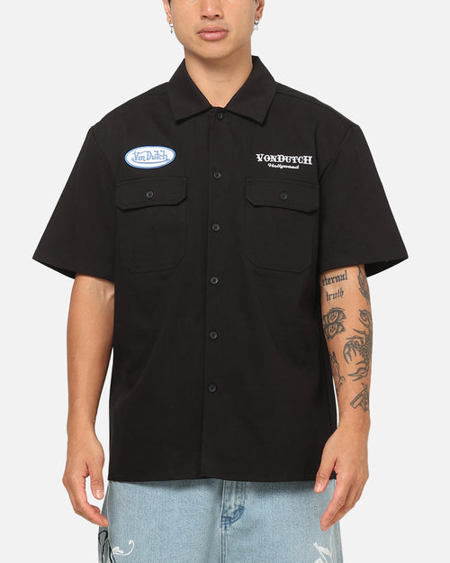 Von Dutch Hollywood Button Up Shirt Black