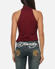 Ed Hardy Women's Dragon Knitted Top Plum