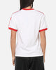 Adidas Women's 3 Stripe T-Shirt White/Red