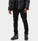 Carré Rugueux Distressed Skinny Jeans Black