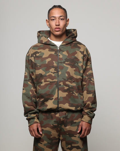 American Thrift Zip Hoodie Camo