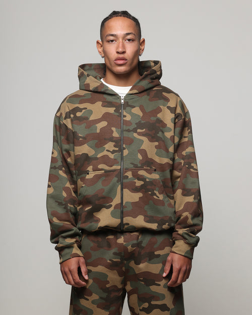 American Thrift Zip Hoodie Camo