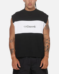 Carre Circuit Panel Muscle T-Shirt Black/White