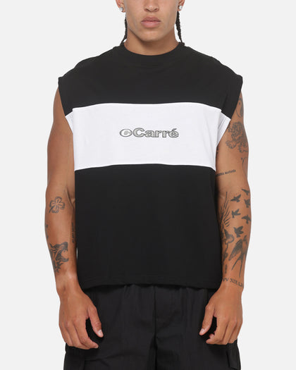 Carre Circuit Panel Muscle T-Shirt Black/White